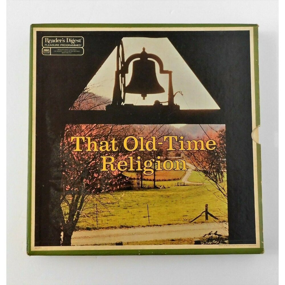 That Old-Time Religion 6 Vinyl LPs 1975 Inspirational Boxed Set Reader's Digest